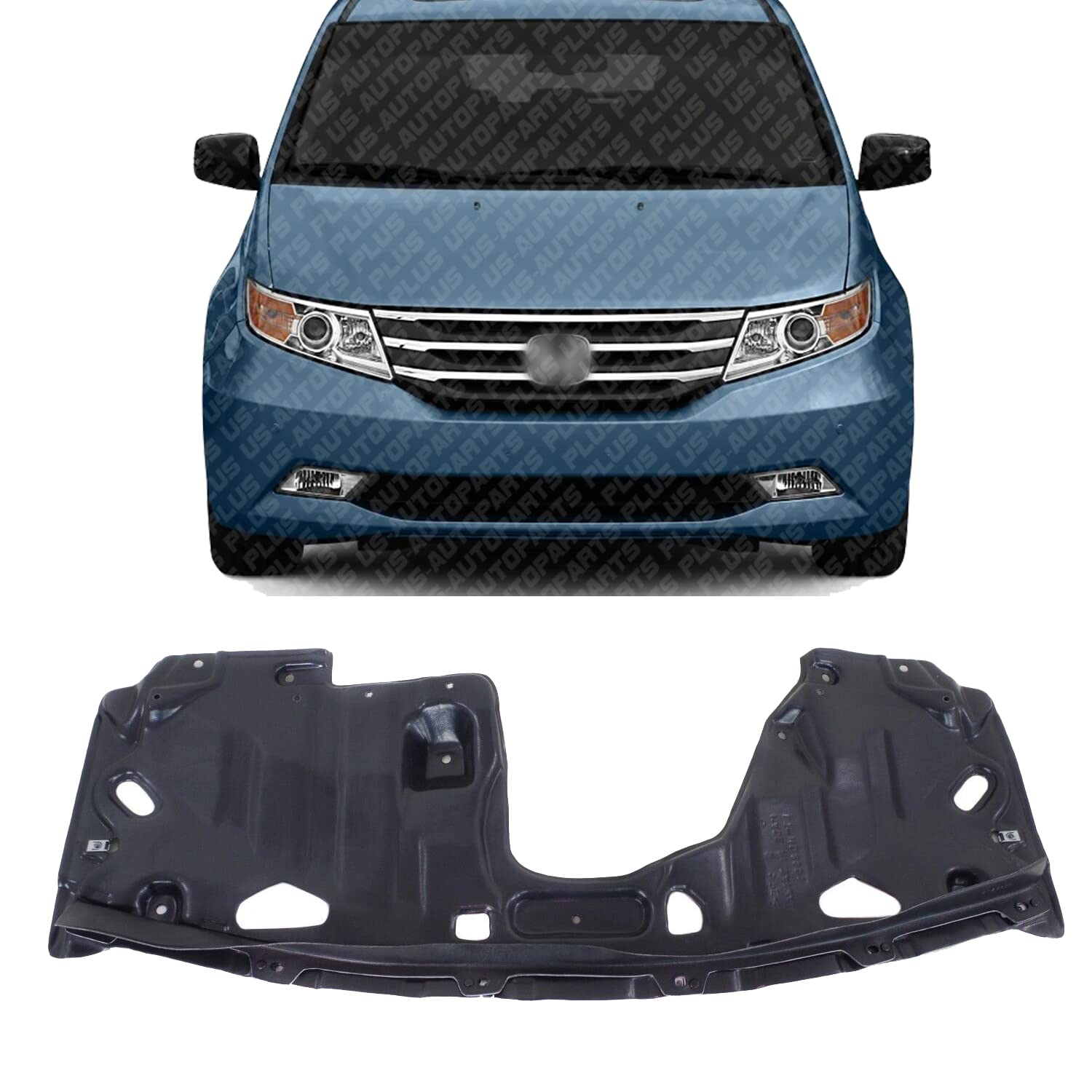 Amazon.com: US AUTO PARTS PLUS New Front Engine Splash Shield